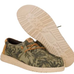 HEY DUDE WALLY PALM JUTE BURNT OLIVE