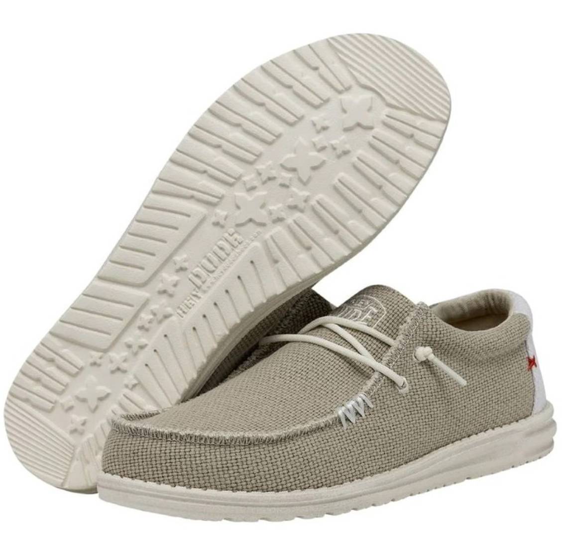 HEY DUDE WALLY BRAIDED OFF WHITE HEY DUDE WALLY BRAIDED OFF WHITE