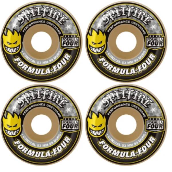 WHEELS SPITFIRE F4 99 CONICAL FULL 53MM WHEELS SPITFIRE F4 99 CONICAL FULL 53MM