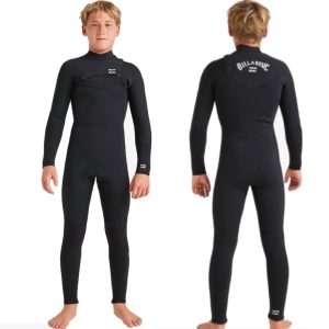 BILLABONG BOYS FOIL 4X3 CHEST ZIP